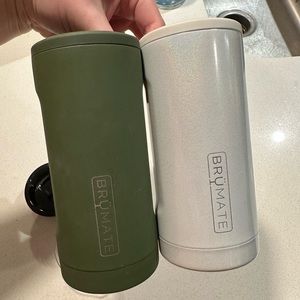 2 Bru Mate Slim Can Coolers (Hopsulator Slim)